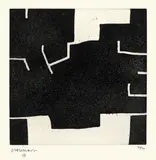 Eduardo Chillida, Zeihartu V, 1973, Radierung auf Rives-Velin