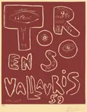 Toros en Vallauris 59 by Pablo Picasso, 1959, Farblinolschnitt auf Arches-Velin, sold May 2011