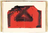 Antoni Tàpies, El pa a la barca, 1963, Original-Pergamentmappe mit 25 Lithographien und Litho-Collagen auf gefalztem Guarro-Velin (Wasserzeichen: tàpies) zu Gedichten von Joan Brossa