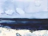 Meerlandschaft by Klaus Fußmann, 1995, Aquarell auf Velin, sold Nov 2011
