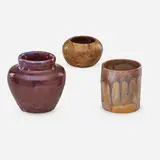 Pewabic Pottery, Three small vessels