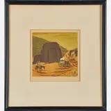 Gustave Baumann, Color Woodblock Print