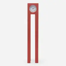 Shigeru Uchida, Dear Morris clock, 1989, lacquered wood, glass