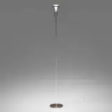 Otl Aicher, Unikat floor lamp, c. 1958, anodized aluminum, cast iron