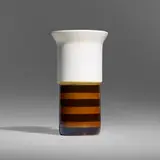 Vase by Ettore Sottsass, 1959, glazed ceramic, sold Dec 2023