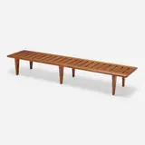 Hans J. Wegner, Bench, c. 1960, teak