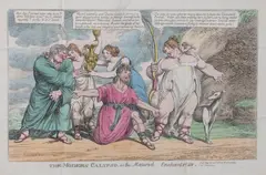 Charles Williams, The modern Calypso; or the matured enchantress. Vide Telemachus [by Fénelon] Published May 1812 by S W Forres, No. 50 Picadilly, etching