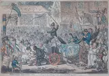 James Gillray, Middlesex election 1804, hand-coloured etching