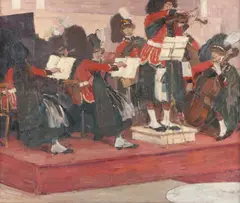 Gösta von Hennigs, The Scots Guard, oil on canvas