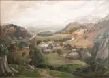Glen Tilt by Josephine Haswell Miller Arsa, oil on canvas, sold Oct 2015