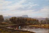 George Brown, View of Stirling Castle, oil on canvas