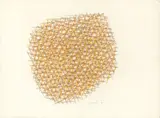 Piero Dorazio, Ohne Titel, 1961, Farbkreide auf Karton