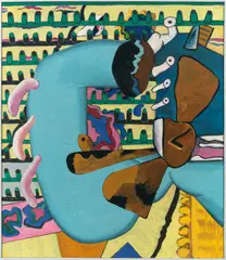 Talos I by Ulrich Knispel, 1968, Öl auf Leinwand, mit Künstlerleiste, sold Jul 2020