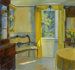 Morgensonne by Heinrich Hübner, Um 1918, Öl auf Leinwand, sold Jun 2018