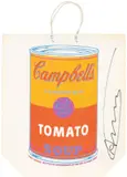 Andy Warhol, Campbell´s Soup Can (Tomato), 1966, Farbserigraphie auf Papiertüte