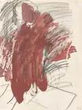 Per Kirkeby, Ohne Titel, 1981, Aquarell und Kreide auf Papier