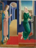 Pál Molnar C., Verkündigung, Um 1930, Öl auf Holz