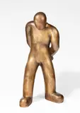 Hans Schmitz, Gefesselter (Stehender), 1924, Bronze, mit goldbrauner Patina. Höhe: 43,9 cm (17 ¼ in.)