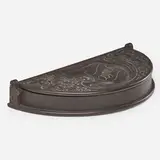 Rare demilune jewelry box by Charles Rohlfs, sold Sep 2018