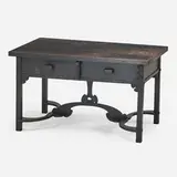 Rare Library Table by Charles Rohlfs, sold Sep 2018