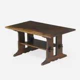 L. & J.G. Stickley, Trestle table