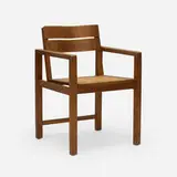 Erich Dieckmann, Typenarmlehnstuhl, 1927, oak, cane