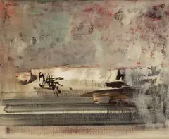 William Johnstone Obe, Landscape, oil on canvas