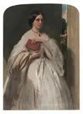 James Sant, Portrait of 17th Countess of Rothes, oil on canvas