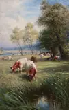 Joseph Farquharson Ra, Near Amberley, Sussex, oil on canvas