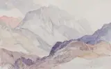 Sir David Young Cameron, Glen Nevis, watercolour