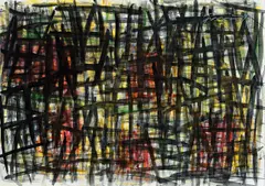 Engadin by Günther Förg, 1997, Aquarell auf festem Papier, sold Nov 2014