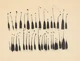 Oskar Holweck, 14 III 58, 1958, Tusche auf Velin