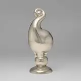 Russel Wright, Hokus doorstop, c. 1930, nickel-plated metal