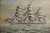 Three Masted Clipper 'Annie' by British School, 19th century, oil on panel, offered Jun 2015