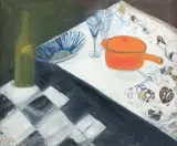 Orange Pot by David McClure Rsa Rsw Rgi, oil on canvas, offered Jun 2015