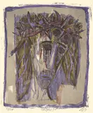 Otto Dix, Christus, 1957, Farblithographie auf Van-Gelder-Velin