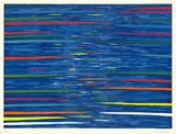 Sapsikos by Piero Dorazio, 1976, Original-Kartonmappe mit 10 Farblithographien, jeweils auf weißem bzw. chamoisfarbenem Velin. Mit Titelblatt, sold Nov 2008