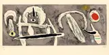 Joan Miró, Grand vent, 1960, Farbaquatinta und Radierung auf Rives-Velin