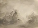 Ohne Titel by Michael Biberstein, 1987, Aquarell auf Bütten, sold Apr 2025