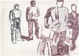 Eugen Schönebeck, Ohne Titel, 1972, Filzstift auf Papier