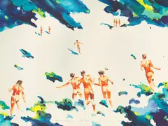 Norbert Bisky, Heterotopia, 2013, Ditone-Druck auf Papier