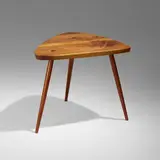 Wohl table by George Nakashima, 1961, American black walnut, sold Dec 2023