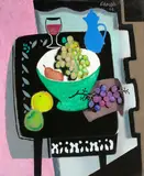 William Crosbie Rsa Rgi, Plaisirs d'Automne, oil canvas laid to board