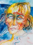 Untitled by John Bellany Cbe Ra Hrsa LLD, watercolour, sold Jun 2015
