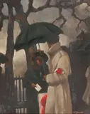Jack Vettriano Obe Hon Lld, St Valentine's Day, oil on canvasboard