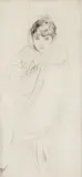 Jeune Fille by Paul César Helleu, drypoint, sold Jun 2015
