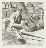 Stanley Anderson, The Basket-Maker, engraving