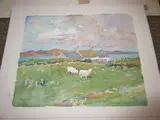 Ardura, Iona by Rsw William Stewart Orr, watercolour, offered Jun 2015
