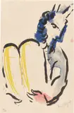 Marc Chagall, Moses, 1956, Farblithografie auf Arches-Velin