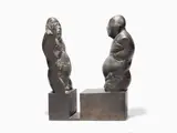 Waldemar Otto, Die Anklage (Sockeltorso VII und VIII), 1984, Bronze